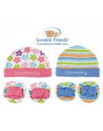 Luvable Friends Layette Collection- Cap & Booties Set